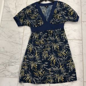 Blue & Yellow firework XS Dress